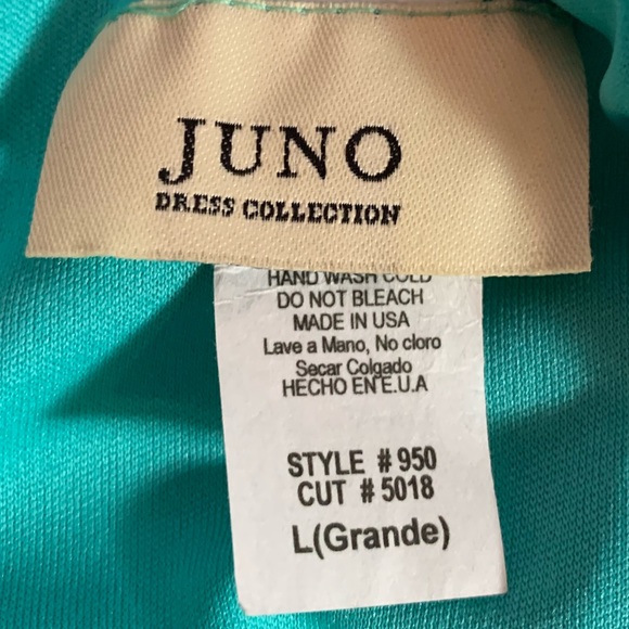 Mint Lace Short Dress with Tulle Lining Satin Bow - Picture 6 of 8